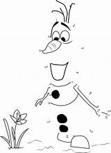 Frozen Coloring Snowman Olaf Unisci Puntini Colorare Unir Disegni Writing Attività Scuola Età Actividades Apprendimento Prescolari Dibujos Scrittura Materna Preescolar sketch template