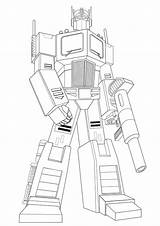 Transformers Pages Coloring Ironhide Hold Gun Transformer sketch template