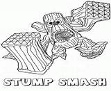 Coloring Pages Skylanders Stump Smash Giants Series2 Life Printable sketch template