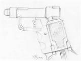 Nerf Gun Drawing Getdrawings sketch template