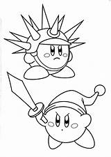 Kirby Coloring Disegni Spina Spada Classique Pillars Coloradisegni Zangado Yoyo Colora Disegna Meta sketch template
