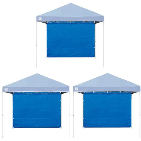 shade  ft blue everest instant canopy tent taffeta sidewall accessory pack
