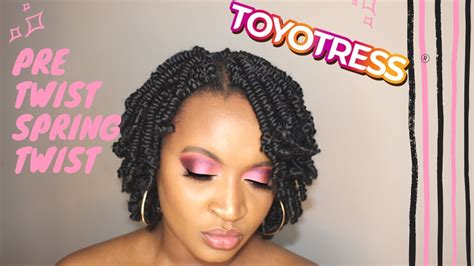 Toyotress Pre Twisted Spring Twist 6 Inch Color 1b Crochet