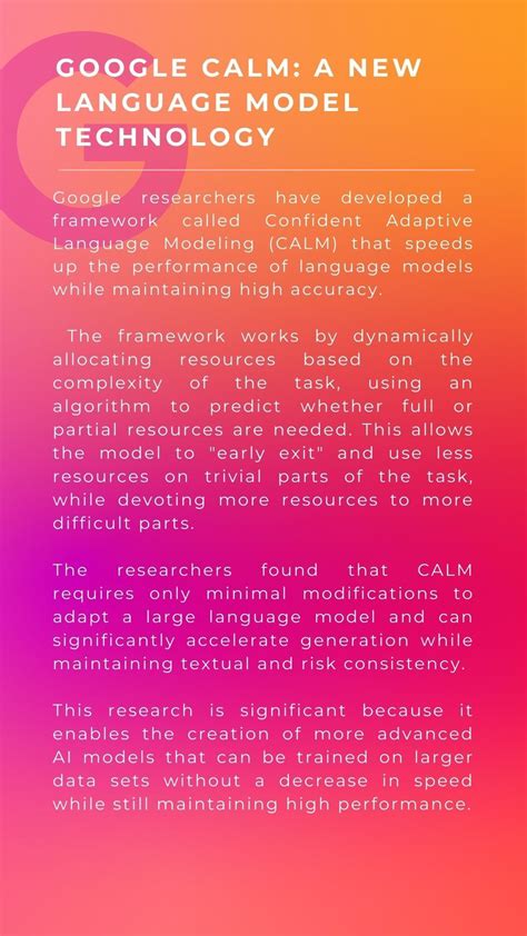 google calm   language model technology language algorithm