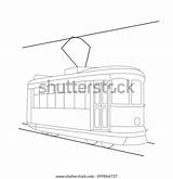Tramway Tram sketch template