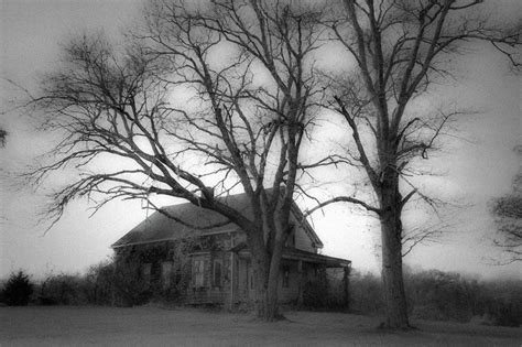 black  white haunted house  england scene halloween etsy