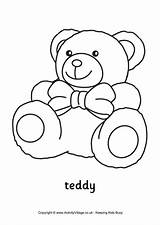 Colouring Teddy Baby Drawing Drawings Outline Babies Coloring Pages Stuff Line Toys Child Kids Colour Clipart Getdrawings Printable Pram Village sketch template