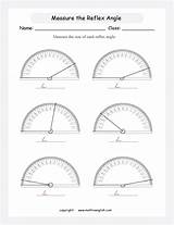 Worksheet Angles Math Reflex Angle Measuring Protractor Measure Worksheets Grade Activity Learning Skills Geometry Primary Drawing Click Printable Demonstrate Use sketch template
