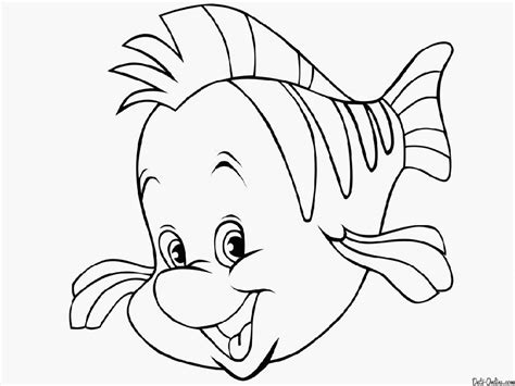 flounder   mermaid coloring pages  coloring page site