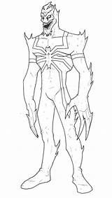 Venom Ausmalbilder Ausmalbild Fortnite Deadpool Carnage Coloringhome Ausdrucken Malvorlagen sketch template