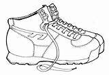 Hiking Boots Clipart Boot Cliparts Timberland Drawing Clip Getdrawings Library Line Combat Clipground sketch template