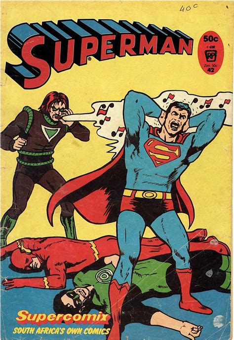 South African Comic Books Supercomix Superman 42