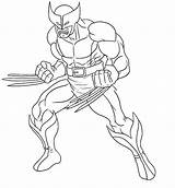 Wolverine sketch template