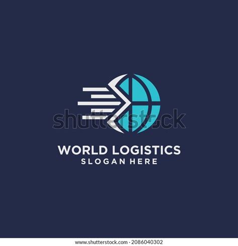 set logistics freight forwarding logos company stock vector royalty   shutterstock