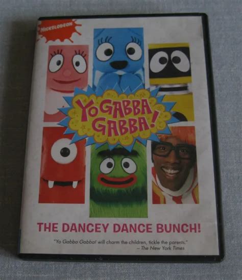 yo gabba gabba  dancey dance bunch kids dvd  bonus stuff
