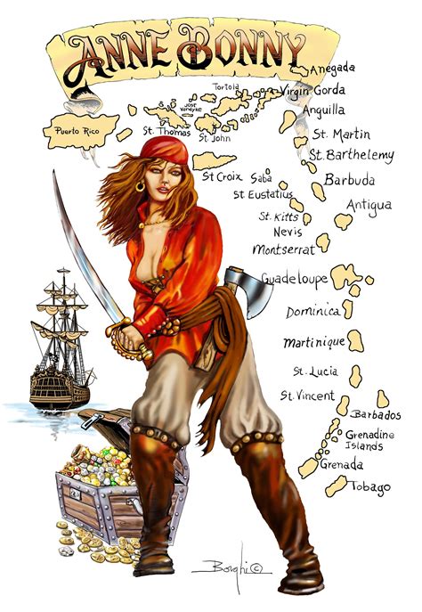 anne bonny was a fiery redhead famous pirates pirates pirate art