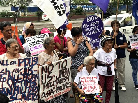 philippines manila comfort women protest