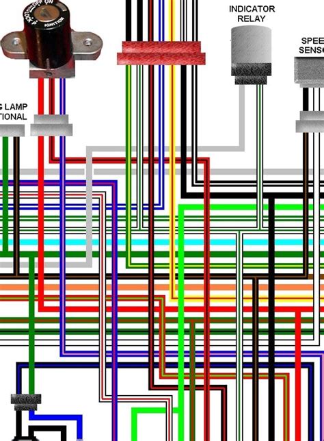 honda vtxs  uk spec colour electrical wiring diagram