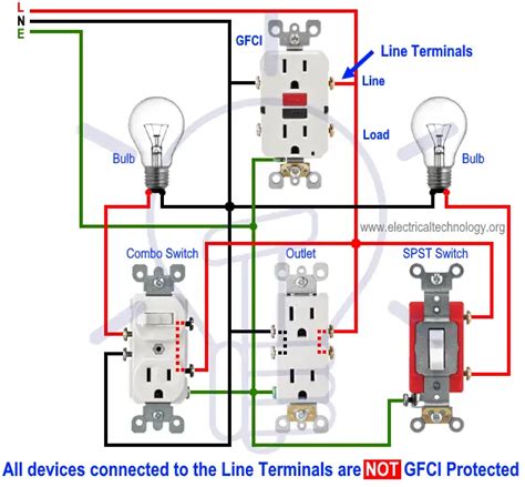wiring  gfci outlet  series