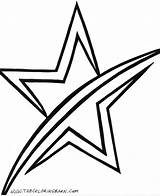 Star Coloring Shooting Pages Clipart Library Logos sketch template