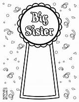 Coloring Sister Pages Big Brother Baby Printable Sisters Shower Print Word Color Choose Little Sheets Online Games Kids Homemadegiftguru Colouring sketch template
