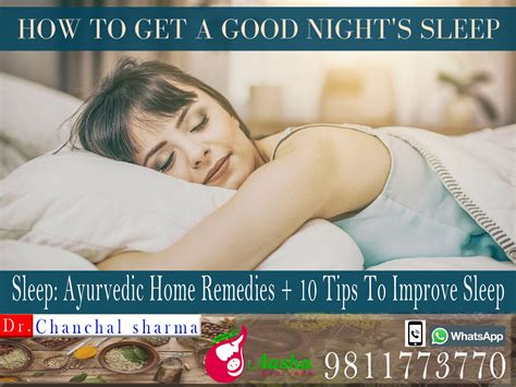 sleep ayurvedic home remedies 10 tips to improve sleep