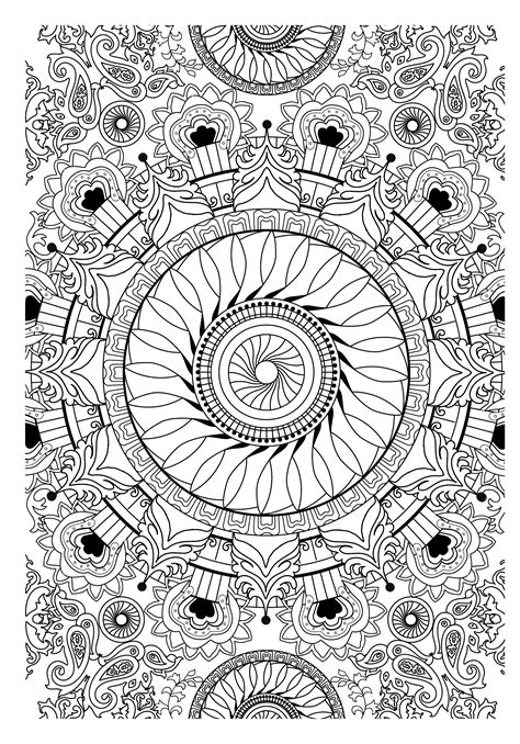 anti stress  relaxation  printable coloring pages