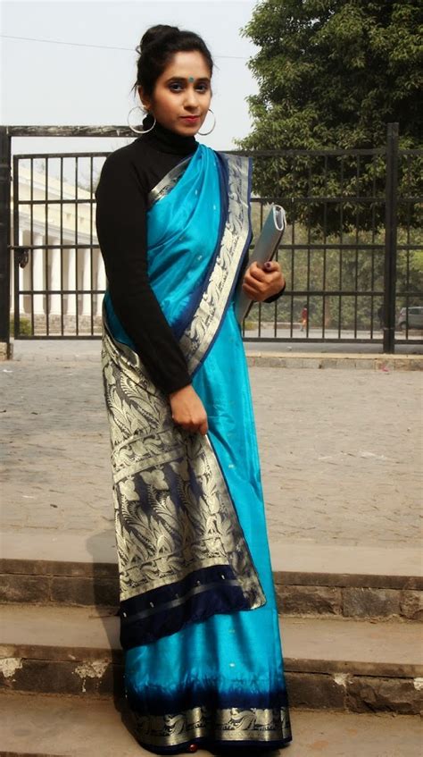indo western ways  wear  sari