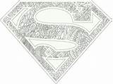 Geeksvgs Superman Mandala Report  sketch template