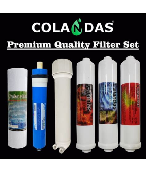 Colandas Replaceable Filter Kit Inline Sediment Inline Pre Carbon