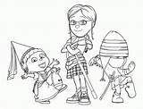 Coloring4free Despicable sketch template