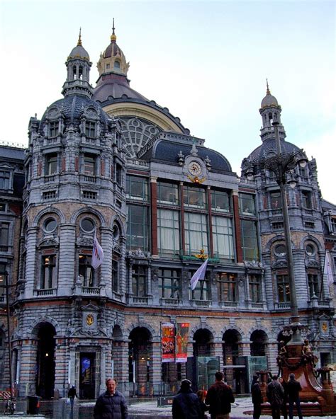 antwerp central station facade antwerp belgium mikestravelguidecom