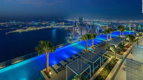 Dubai Opens Worlds Highest Infinity Pool Address Beach Resort My Xxx