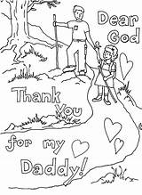 Coloring Thank God Pages Dad Give Kids Color Print Thanks Getdrawings Fathers Printable Getcolorings Choose Board sketch template