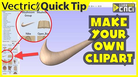 save  components  clipart aspire vcarve quick tip youtube