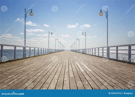 empty wooden pier stock photo image  pier architecture