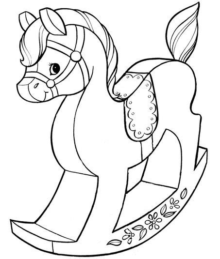 christmas horse coloring page coloring book