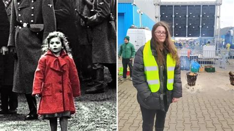 Girl In The Red Coat From Schindlers List Is Now Helping Ukrainian