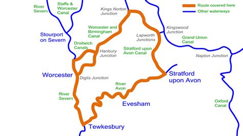 Avon Ring Maps Waterway Routes