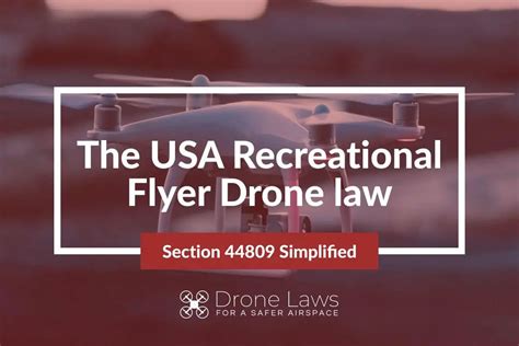 usa hobbyist drone law section  simplified drone laws