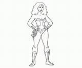 Wonder Woman Superheroes Coloringhome sketch template