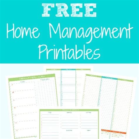home management printables   latina homemaker