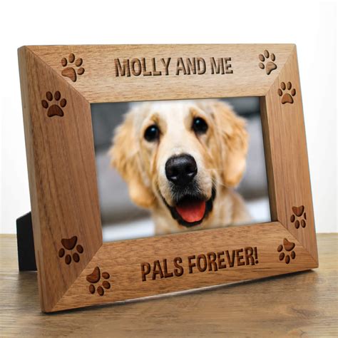 dog photo frames personalised keepitpersonalcouk