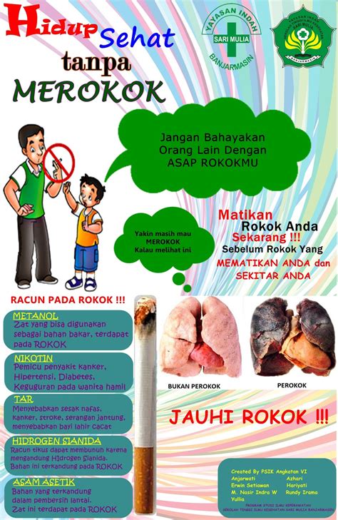 poster bahaya rokok coretaniwin