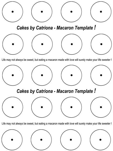 macaron template     template