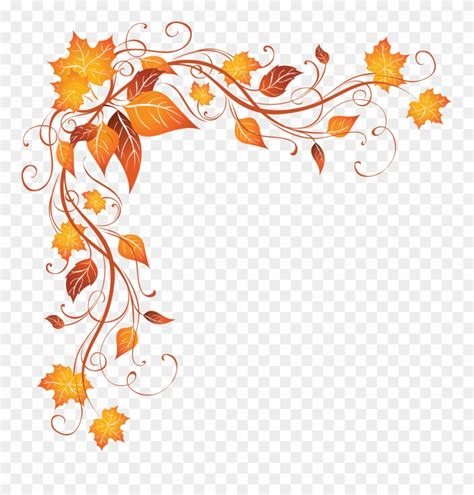 clipart autumn borders   cliparts  images  clipground