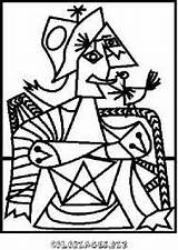 Picasso Résultat Cuadros Pintores sketch template
