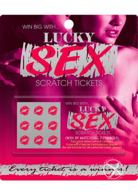 Games Lucky Sex Scratch Tickets Game 1 Pound For Sale Online Ebay