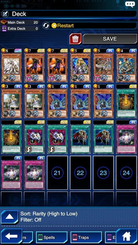 thoughts   warrior deck rduellinks
