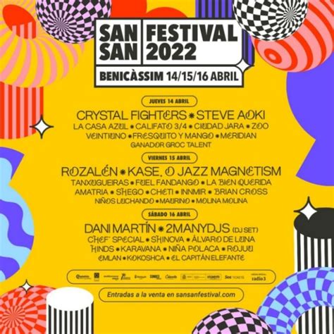 sansan festival 2022 conciertos cartel y entradas wake and listen